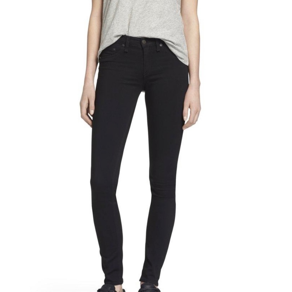 Rag and Bone Skinny Black Legging Jeans